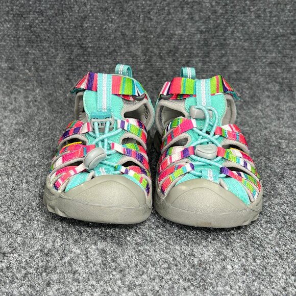 Keen Whisper Sandals Youth Size 12 Raya Fusion Turquoise Outdoor Athletic Water - Picture 2 of 11